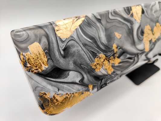 Wrist Rest TKL - Marble with Gold