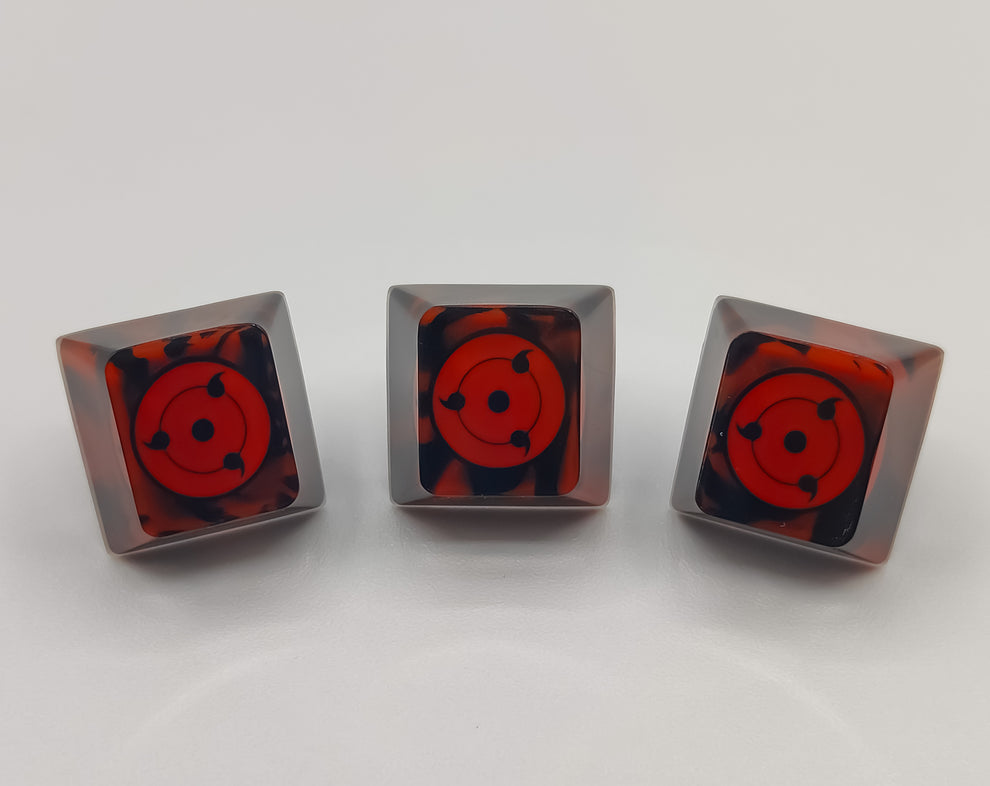 Keycap - Red Sharingan – Nebula Effects