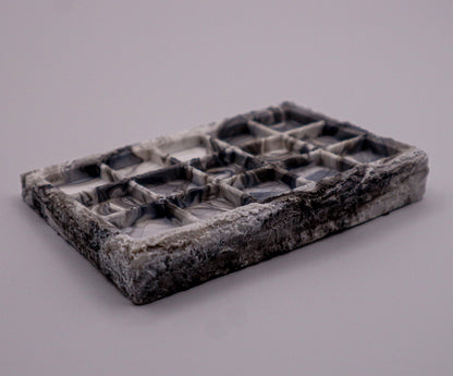 Artisan Keycap Tray - White Marble