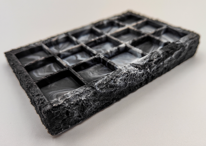 Artisan Keycap Tray - Black Marble