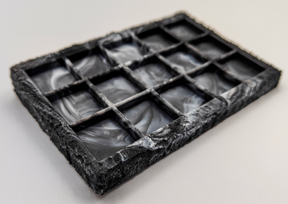 Artisan Keycap Tray - Black Marble